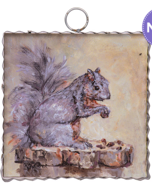 Mini Gallery Squirrel Ornament by The Round Top Collection