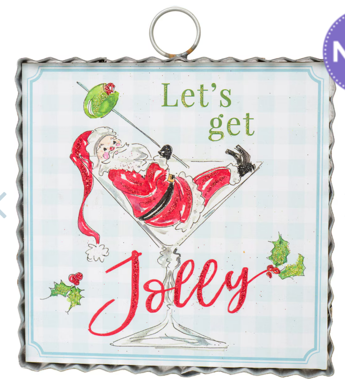 Mini Gallery Let Get Jolly Ornament