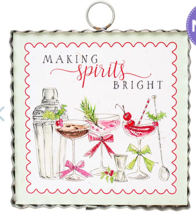 Mini Gallery Making Spirits Bright Ornament