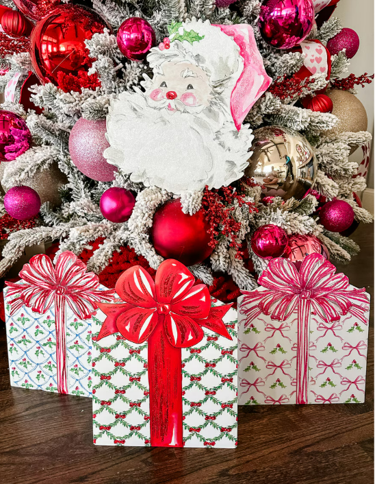 Pink Santa Stake