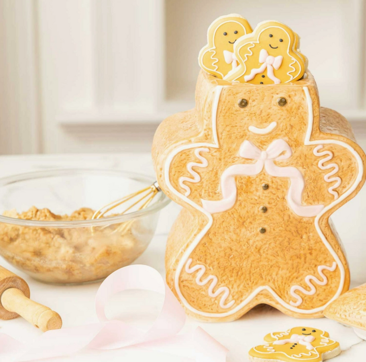 11" Gingerbread Cookie Jar