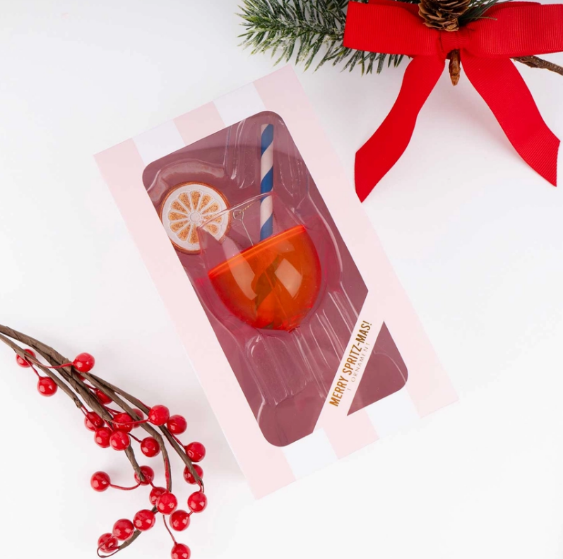 Aperol Spritz Glass Ornament
