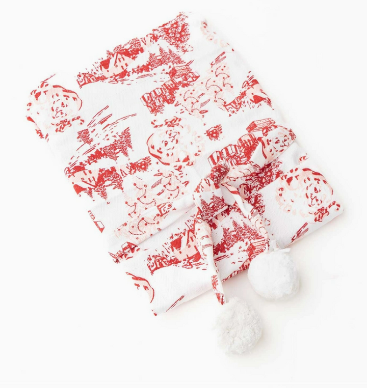 Santa Toile Children's Apron