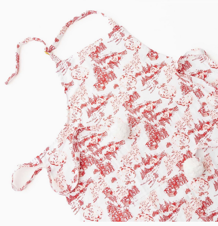 Santa Toile Children's Apron