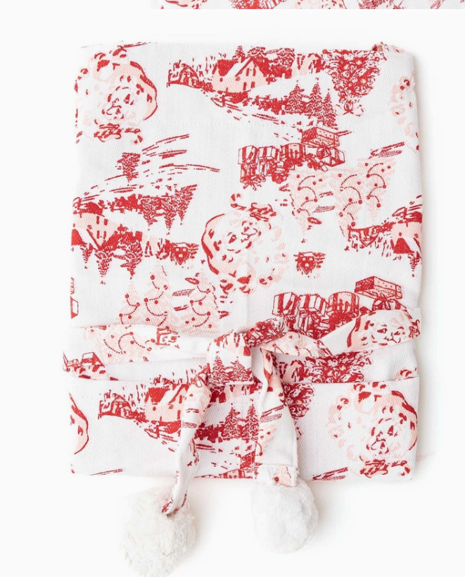 Santa Toile Children's Apron