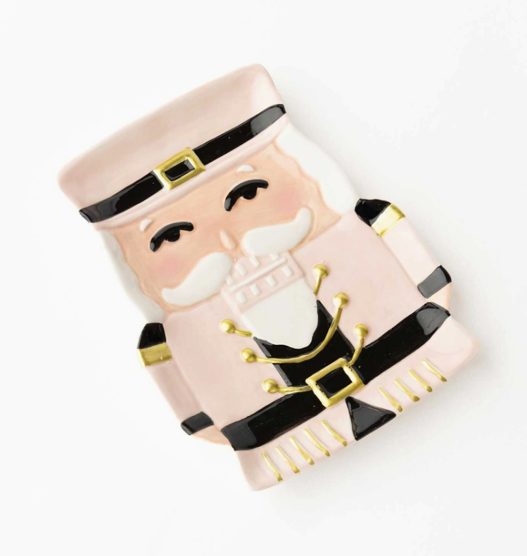 Pink Nutcracker Dessert Plate