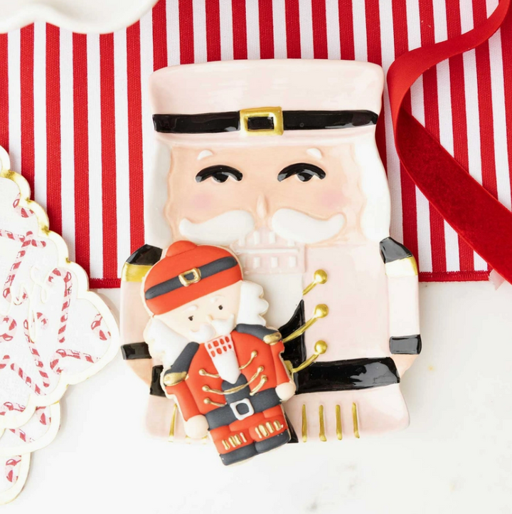 Pink Nutcracker Dessert Plate