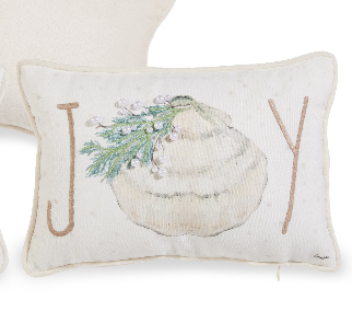 RAZ 12" Seascape Pillow - Choice of Noel or Joy