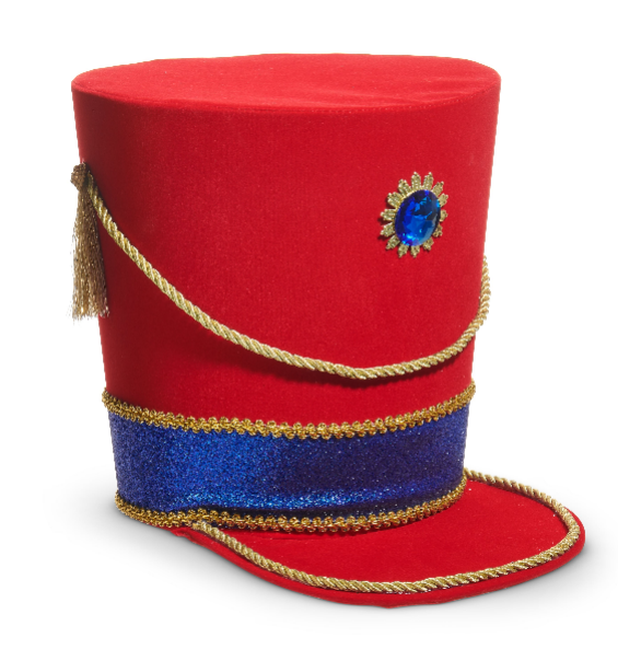 11.5" Nutcracker Hat Tree Topper