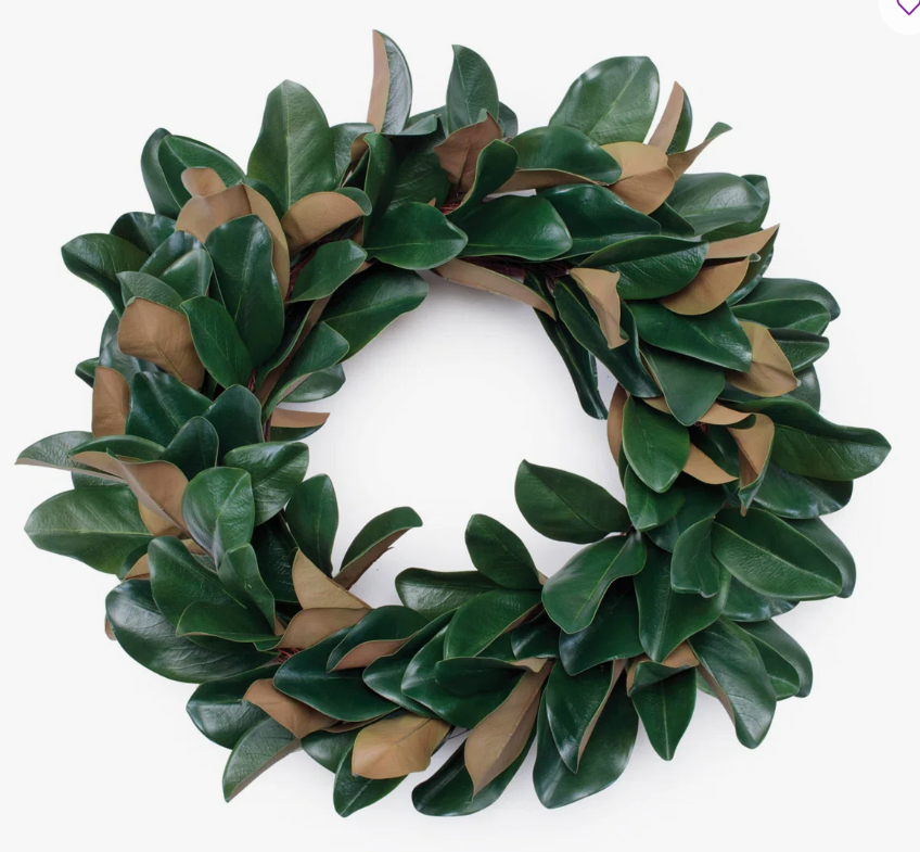 24" Magnolia Leaf Wreath