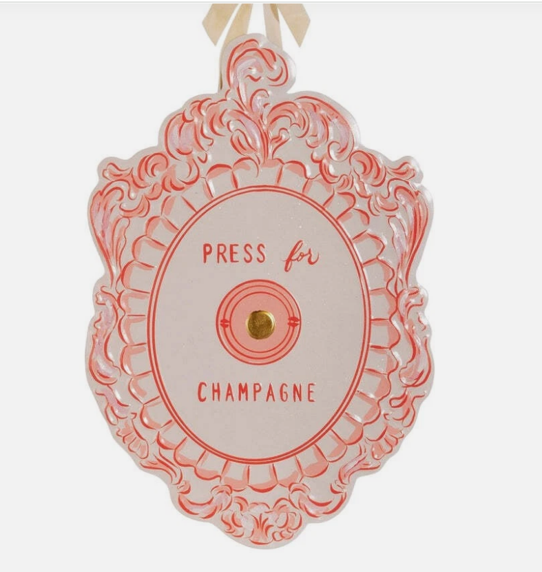 17" Press for Champagne Wall Art
