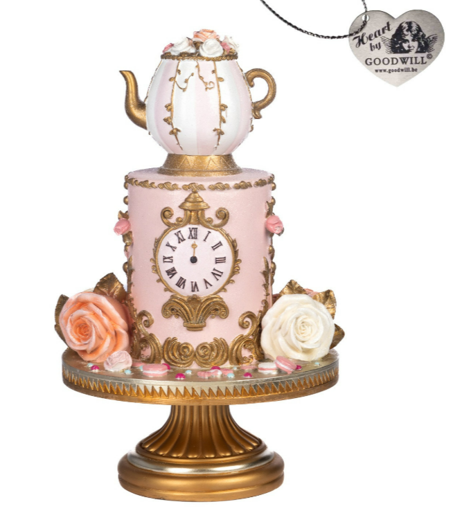 18" Candyland Teapot on Cake on Stand