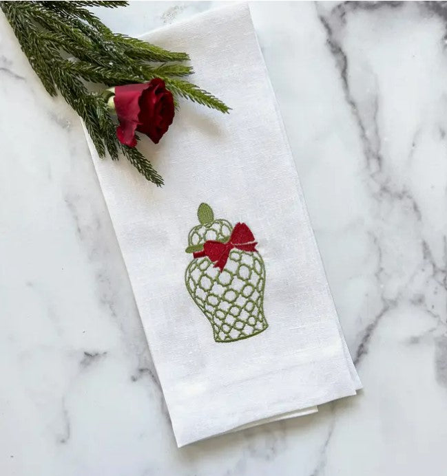 Holiday Ginger Jar Towel