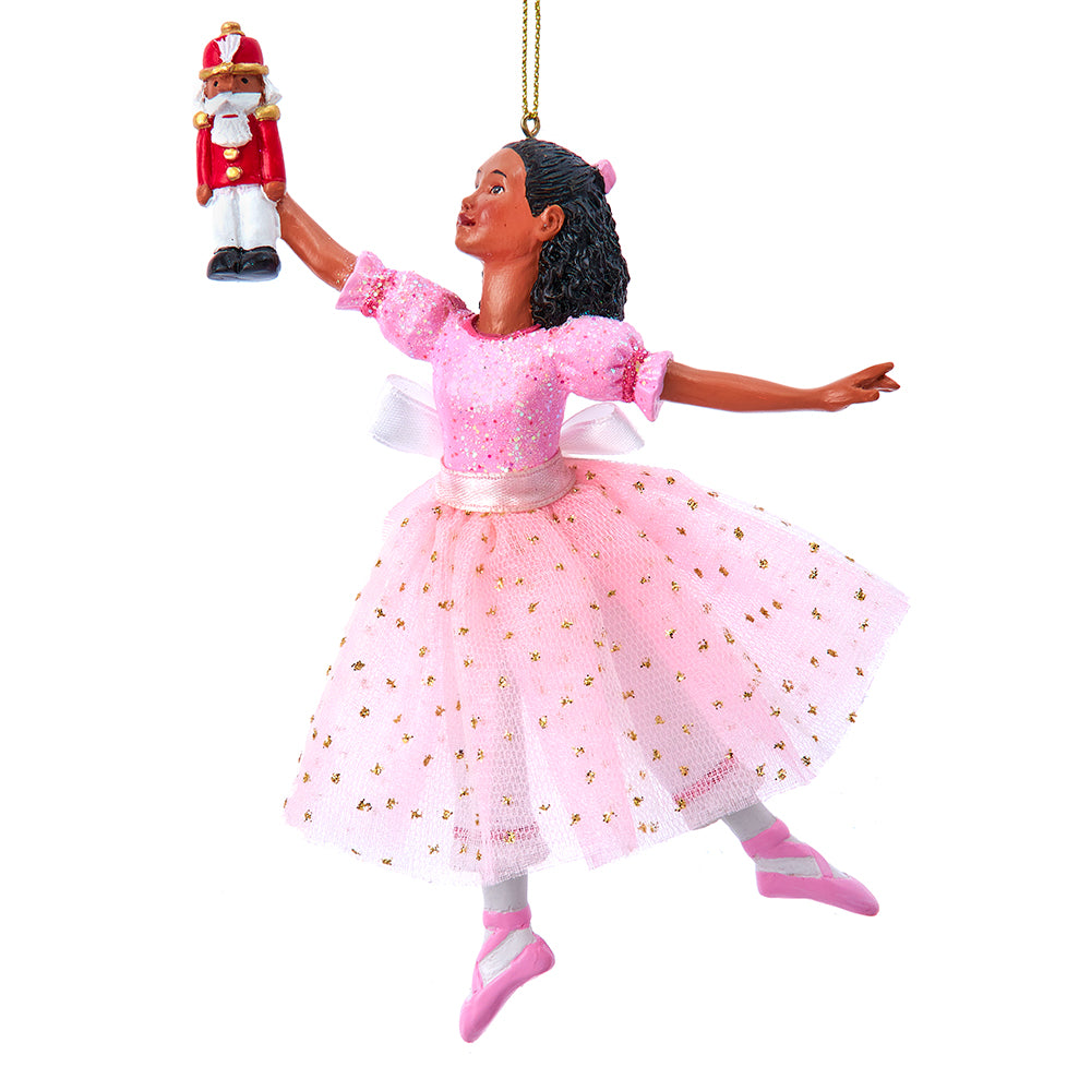 6.75" African American Clara Ballerina Ornament