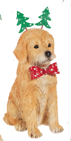 6.5" Santas Best Friend - Choice of 6 Dog Breeds