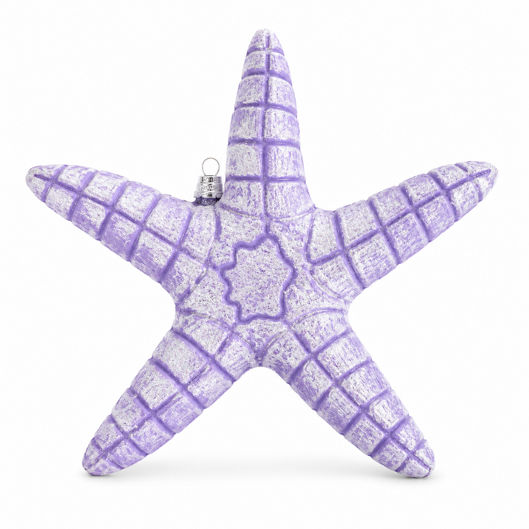 10" Purple Starfish Ornament