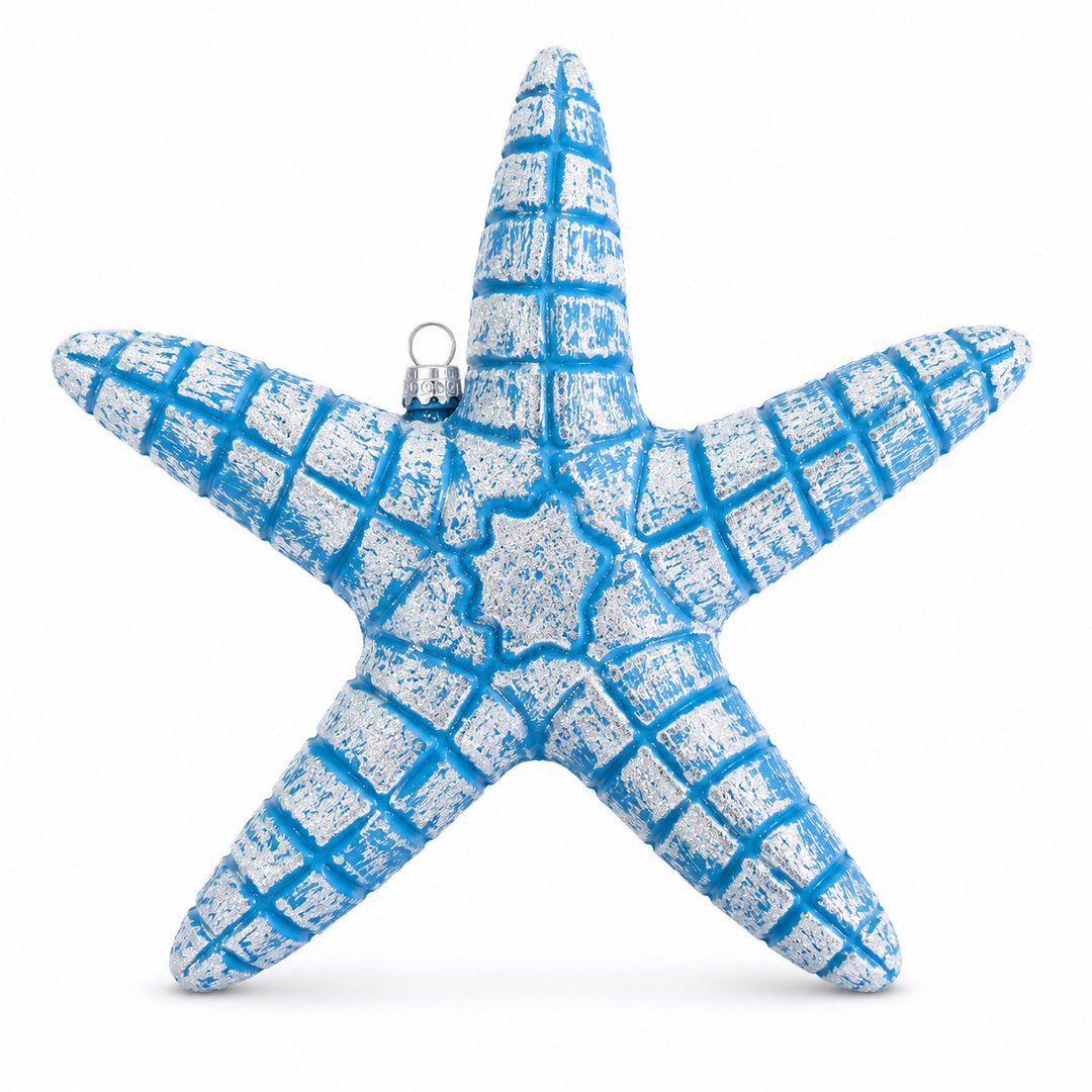 10" Blue Starfish Ornament