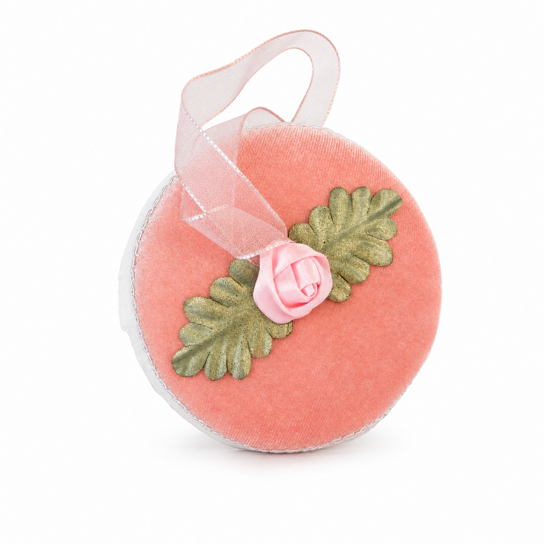 4" Light  Pink Macaron Ornament