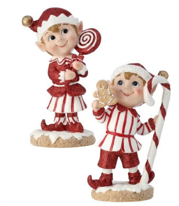 8"  Resin Candy Pixi Elfs - Choice of 2 Styles