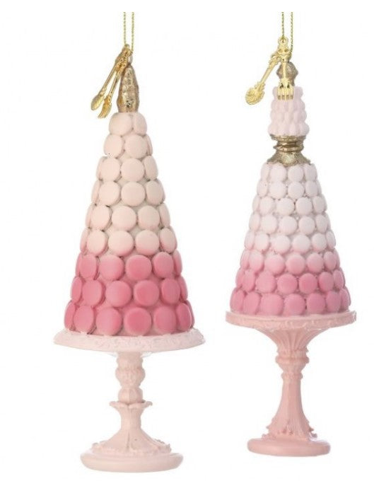 7" Resin Macaroon Tree Ornament - Choose from 2 Styles