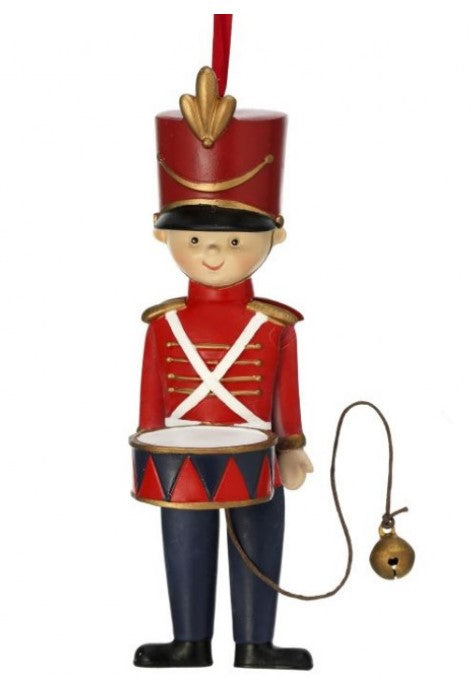 7" Resin Toy Soldier Pull Toy Ornament