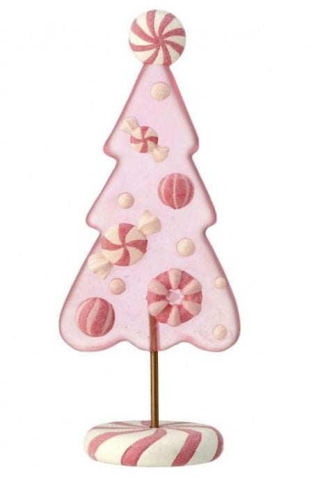 10" Clear Resin Candy Tree
