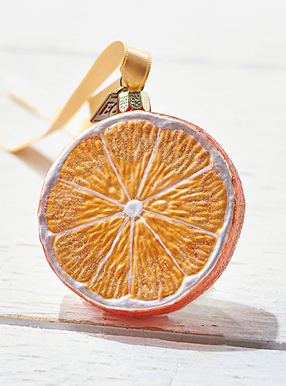 RAZ EC  3" Slice of Orange Ornament