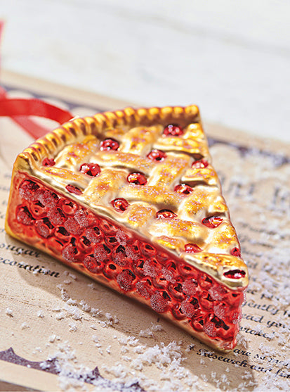 RAZ  4" Cherry Pie Ornament