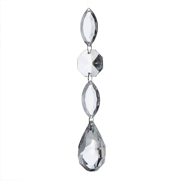 RAZ 6.5" Crystal Drop Ornament