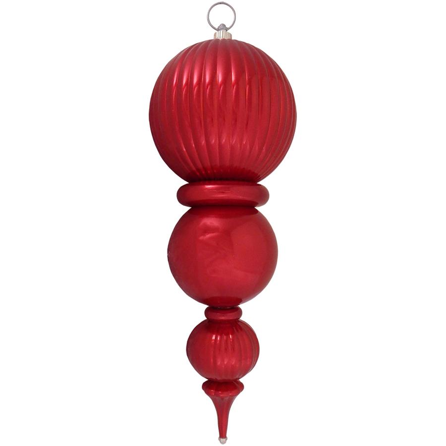 22" Giant Commercial Shatterproof Finials, Sonic Red