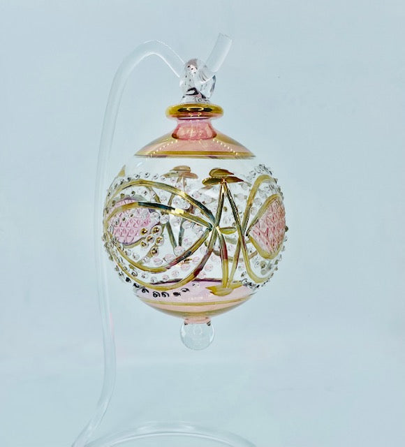 Hand Painted Egyptian Glass ornament