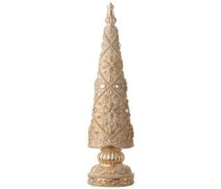 18" Resin Jeweled Old World Christmas Tree