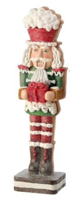 13" Resin Gingerbread Nutcracker - 2 Styles to Choose From