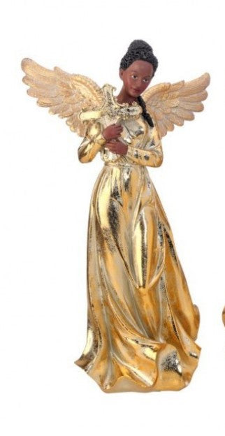 14" Resin Regal Champagne Angel - Choice of 2 Styles