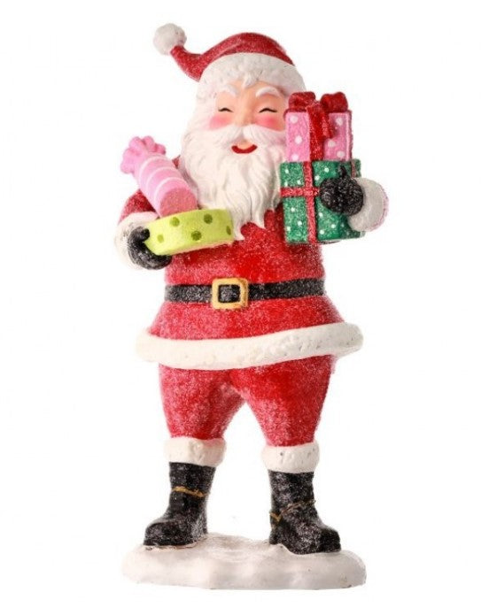 12.5" Resin Santa with Packages