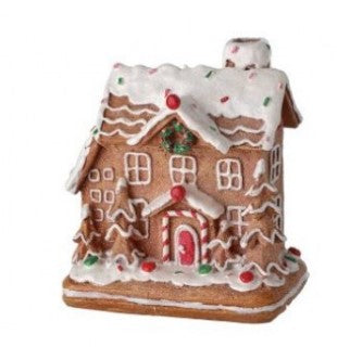 5-6" RESIN GINGERBREAD HOUSE - 3 to CHoose from