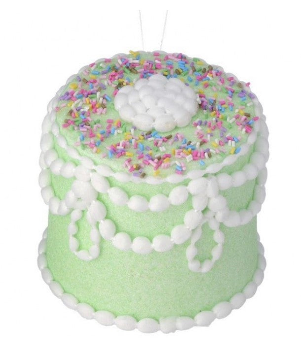 5" Pastel Candy Decorated Cake Ornament