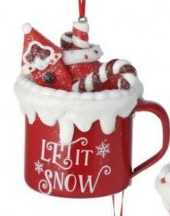 3.5" Claydough Candy Mug Ornament - Choice of 3 Styles