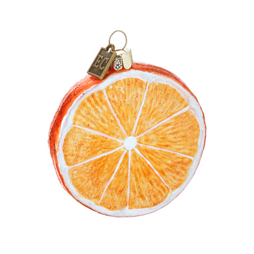 RAZ EC  3" Slice of Orange Ornament