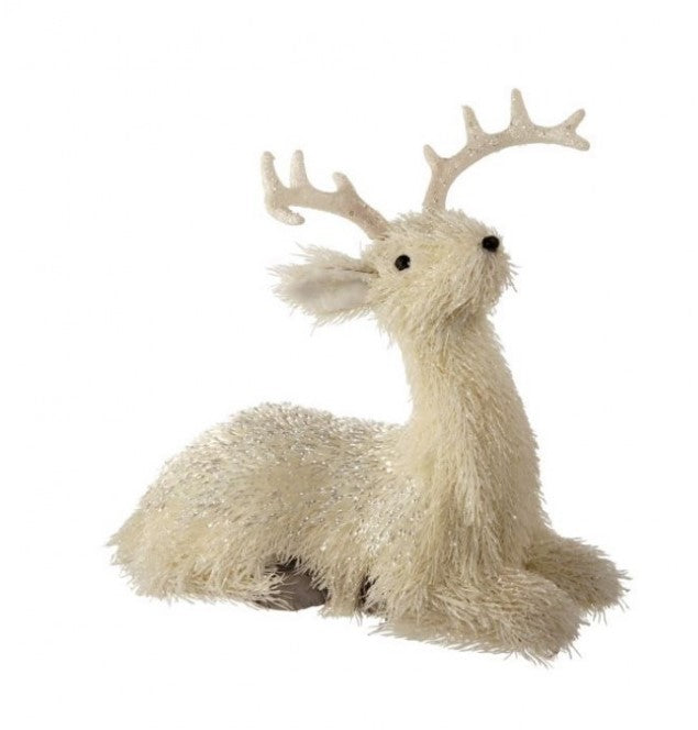 11.25" by 14" Long Snow Fleece Deer