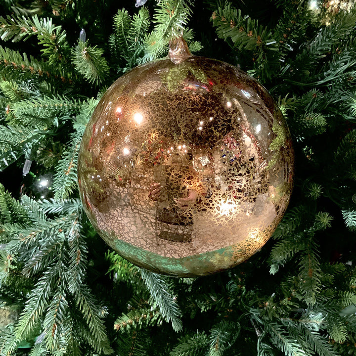 Mercury Glass Ball Ornament 120mm