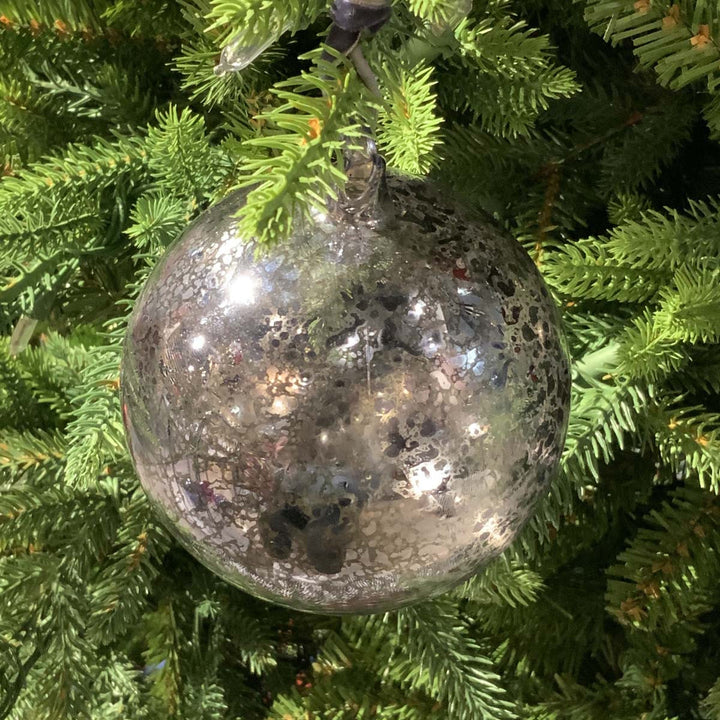 Mercury Glass Ball Ornament 120mm