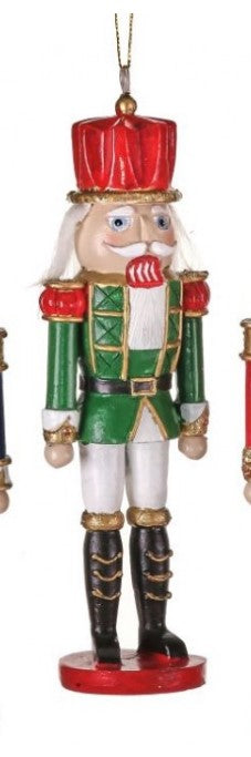 5.5" Resin Bavarian Nutcracker Ornament -Choice of 3 Styles