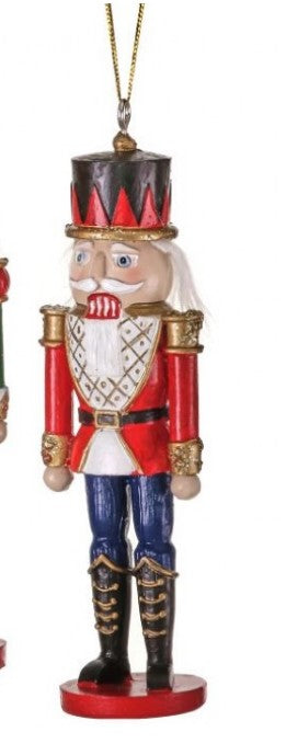 5.5" Resin Bavarian Nutcracker Ornament -Choice of 3 Styles