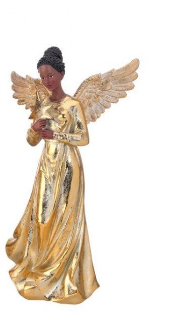 14" Resin Regal Champagne Angel - Choice of 2 Styles