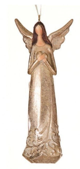 5.5" Resin Champagne Angel Ornament - Choice of 2 Styles