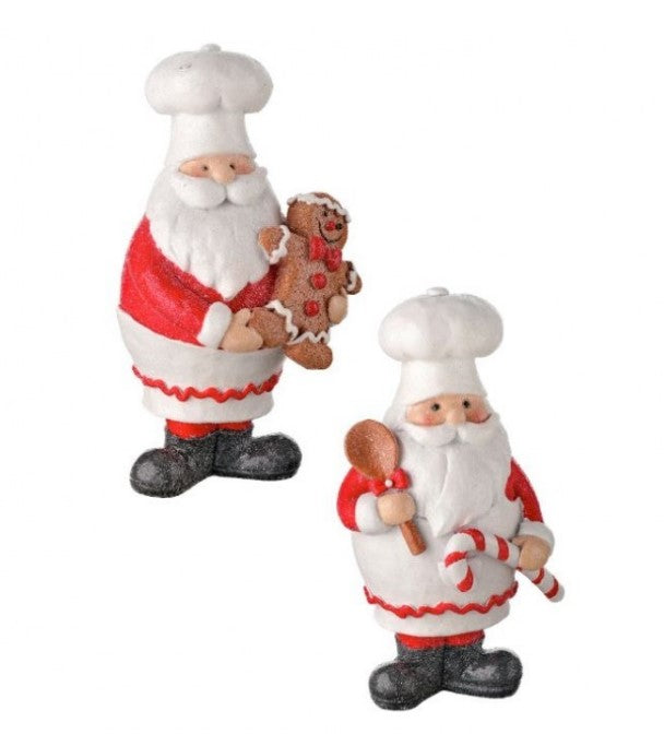 6" RESIN Candy Maker Santa - Choice of 2 Styles