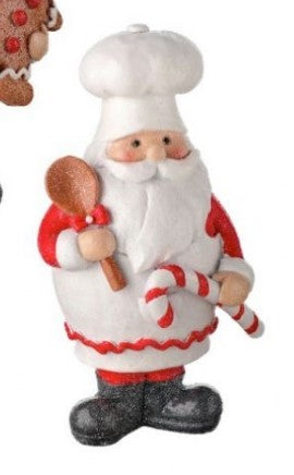 6" RESIN Candy Maker Santa - Choice of 2 Styles