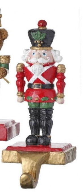 9.5" Resin Soldier  Stocking Holder