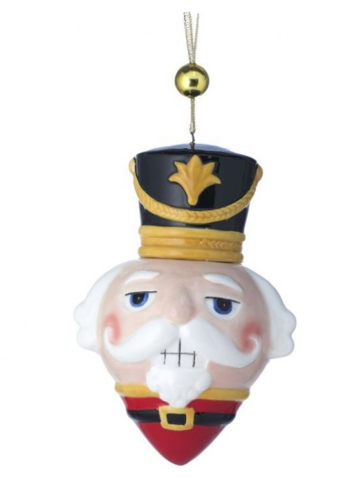 5.8" Resin Soldier Nutcracker Head Ornament